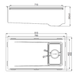 Novaq Handmade Kitchen Sink in Raw Stainless Steel