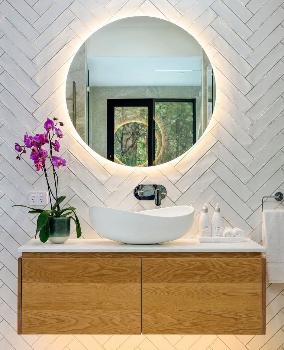 Pietra Bianca Onda 600mm Above Counter Basin