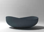 Pietra Bianca Onda Freestanding Bath