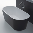Oslo Freestanding Bathtub in Black