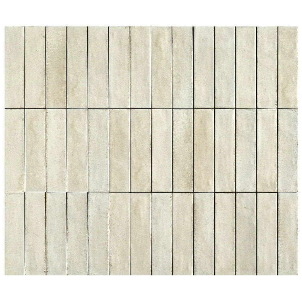 Otway Alabaster Porcelain Tiles in a room setting