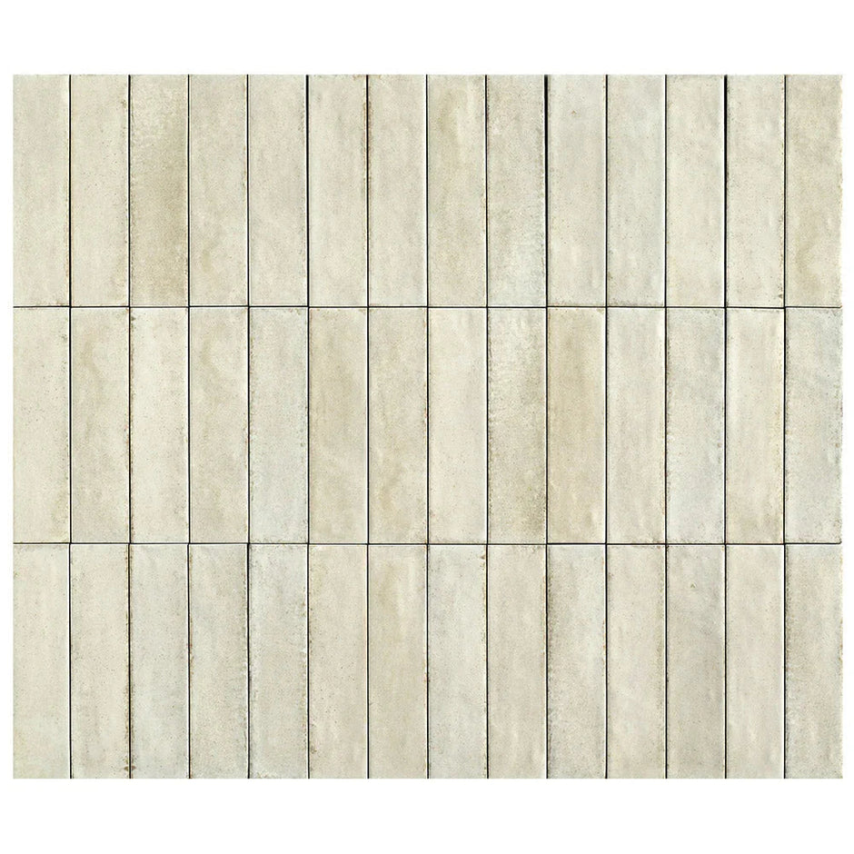 Otway Alabaster Porcelain Tiles in a room setting