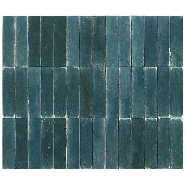 Otway Dark Blue Porcelain Tiles in a room setting