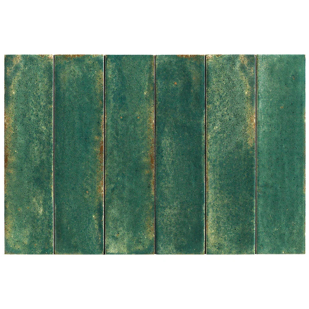 Otway Dark Green Porcelain Tiles tile