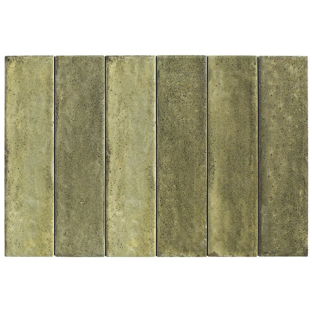 Otway Olive Green Porcelain Tiles tile