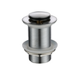 Pop Up Waste 32mm Non-Overflow - brushed-chrome