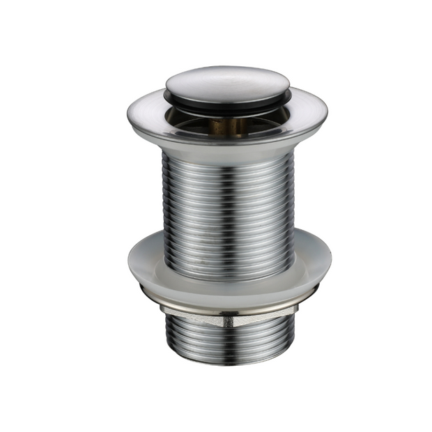 Pop Up Waste 32mm Non-Overflow - brushed-chrome