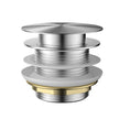 Pop-Up Waste 40mm For Bath - brushed-chrome