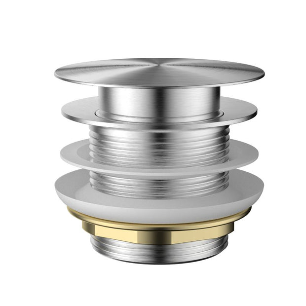 Pop-Up Waste 40mm For Bath - brushed-chrome