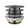 Pop-Up Waste 40mm For Bath - gun-metal