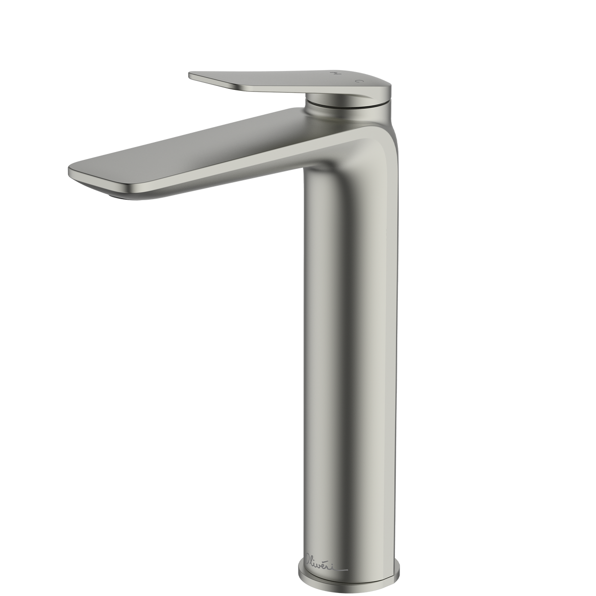 Paris Tower Basin Mixer in Brushed Nickel