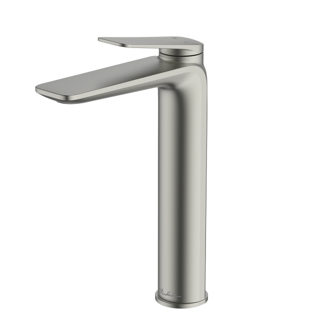 Paris Tower Basin Mixer in Brushed Nickel