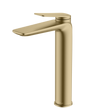 Paris Tower Basin Mixer in Classic Gold
