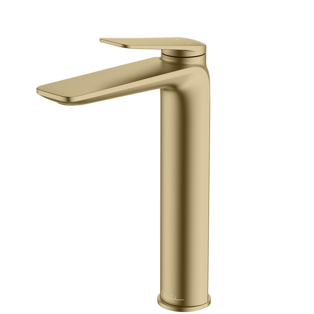 Paris Tower Basin Mixer in Classic Gold