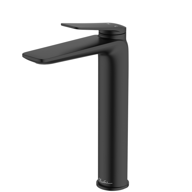 Paris Tower Basin Mixer in Matte Black