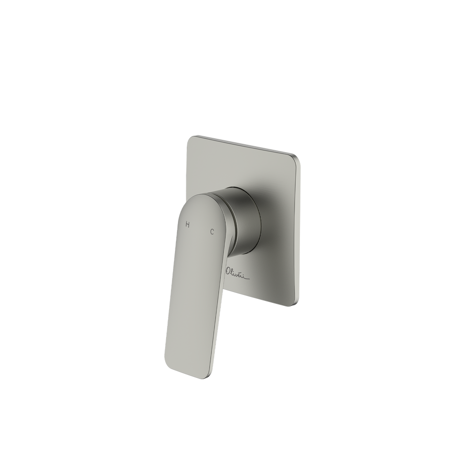 Paris Wall Mixer in Brushed Nickel