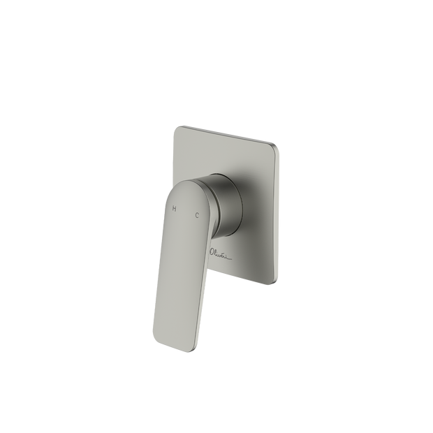 Paris Wall Mixer in Brushed Nickel