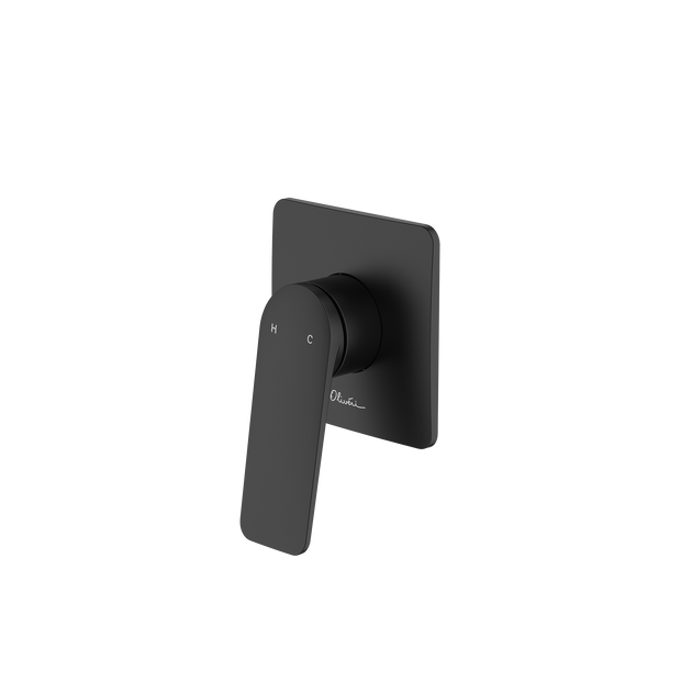 Paris Wall Mixer in Matte Black