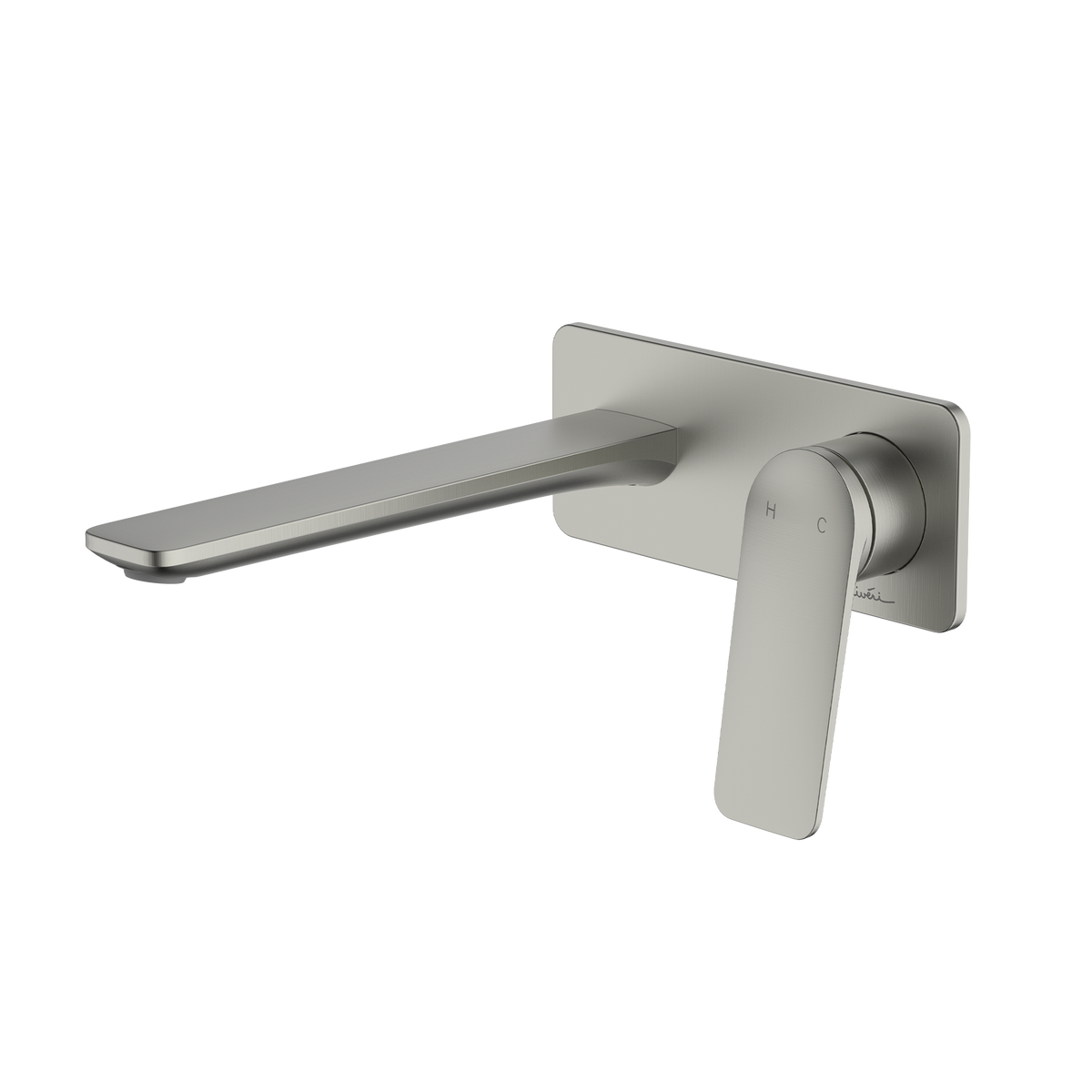Paris Wall Mixer Set in Brushed Nickel