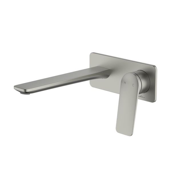 Paris Wall Mixer Set in Brushed Nickel