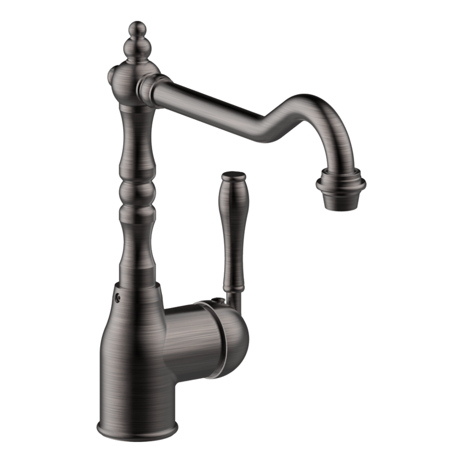 Provincial Palais Kitchen Mixer in Black Brushed Nickel