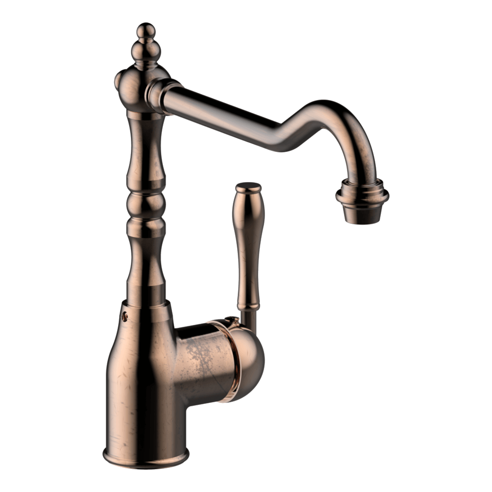 Provincial Palais Kitchen Mixer in Natural Brass