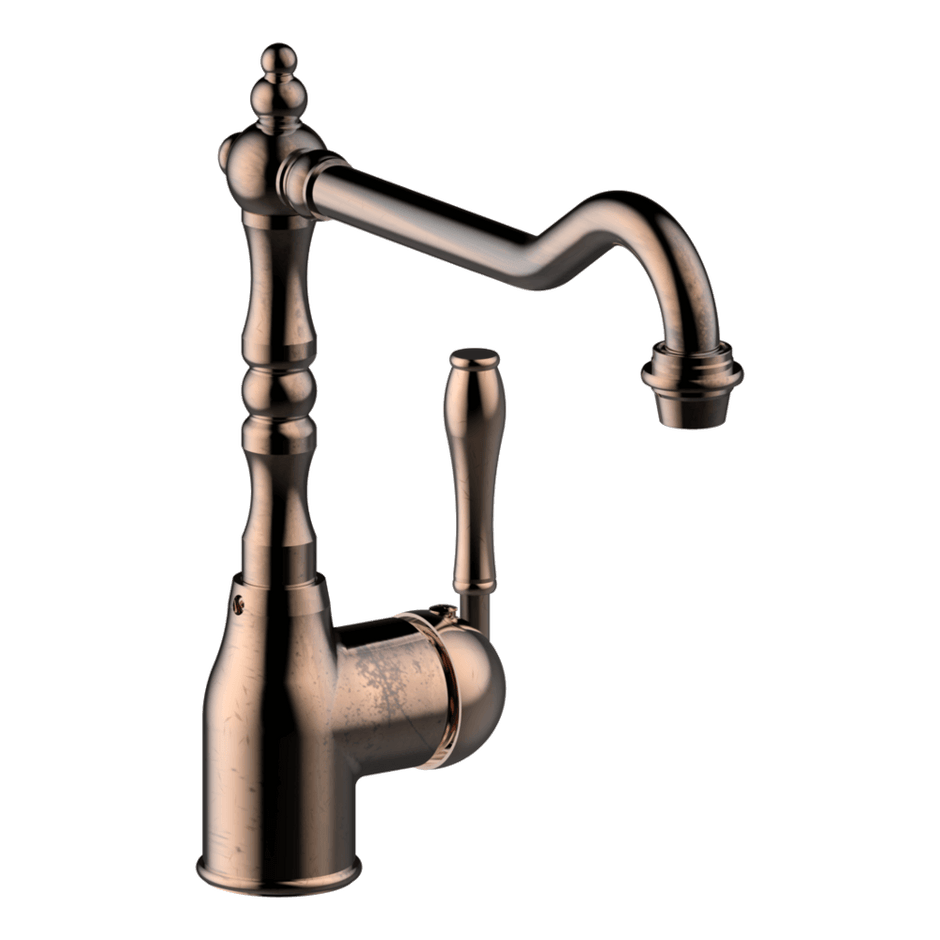 Provincial Palais Kitchen Mixer in Natural Brass