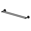 Poco Double Towel Rail 760mm in Black
