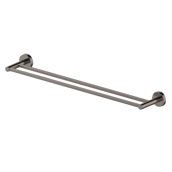 Poco Double Towel Rail 760mm in Gun Metal