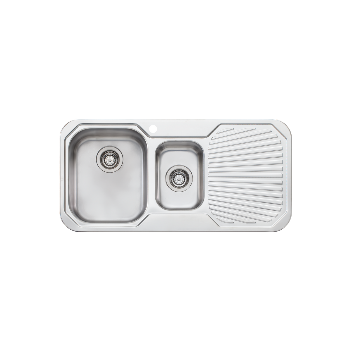 Petite 1 and 1/2 Bowl Sink With Drainer