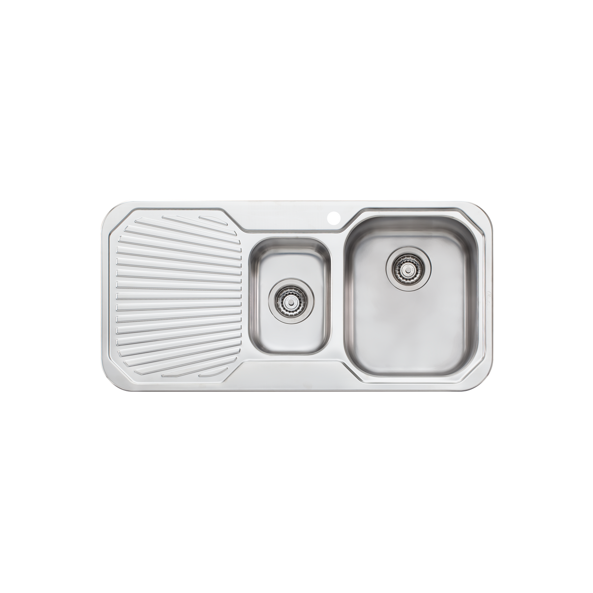 Petite 1 and 1/2 Bowl Sink With Drainer