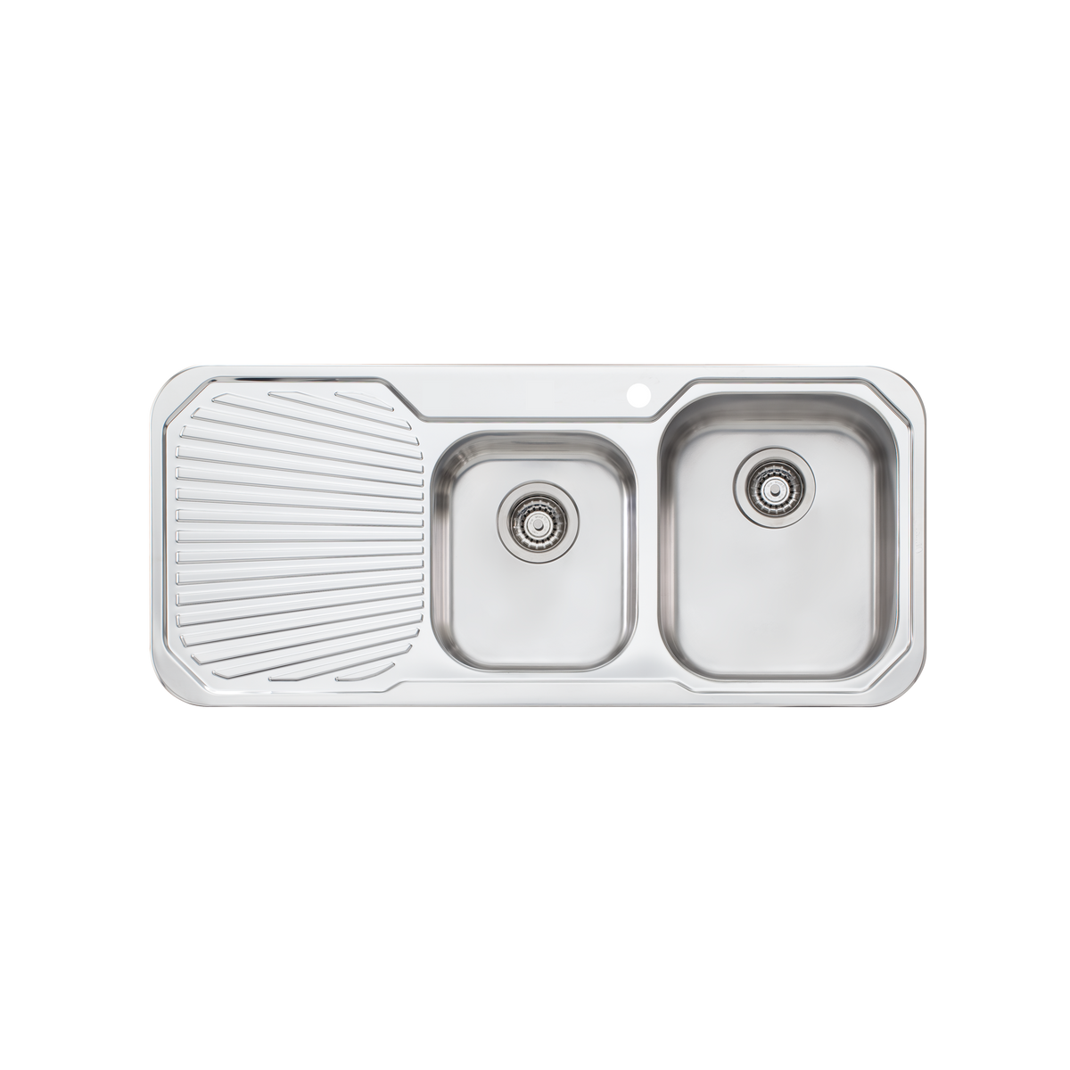 Petite 1 and 3/4 Bowl Sink With Drainer
