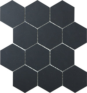 Durastone Charcoal Porcelain Mosaic tile