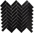 Cottage Black Mini Brick Porcelain Mosaic tile
