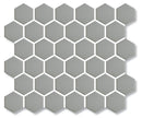 Cottage Grey Hexagon Porcelain Mosaic tile
