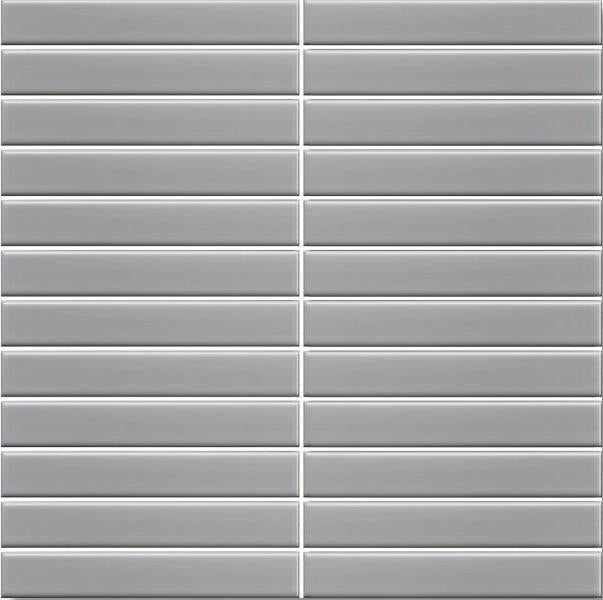 Cottage Grey Strip Porcelain Mosaic tile
