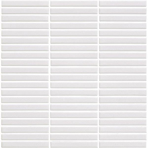 Cottage White Matt Porcelain Mosaic tile