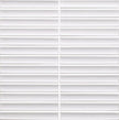 Cottage White Glossy 3D Strip Porcelain Mosaic tile