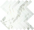 Euromarmo Calacatta Gold Herringbone Porcelain Mosaic tile