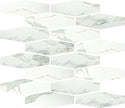 Euromarmo Calacatta Gold Hexagon Plus Mini Porcelain Mosaic tile