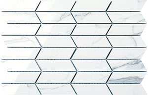 Euromarmo Statuario Venato Sailing Porcelain Mosaic tile