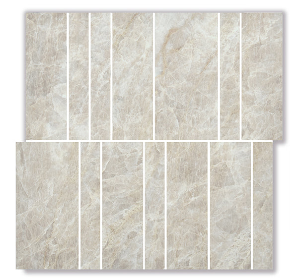 Euromarmo Taj Mahal Porcelain Mosaic 300x300mm tile