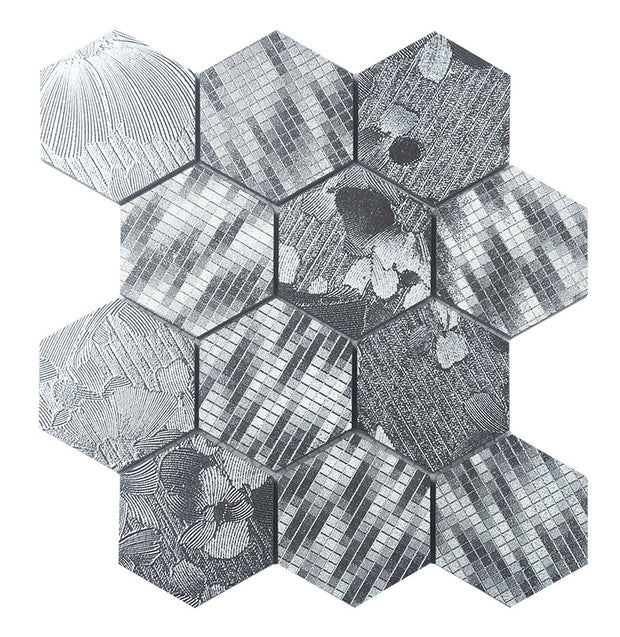 Metallic Starlight Glory Glazed Porcelain Mosaic tile