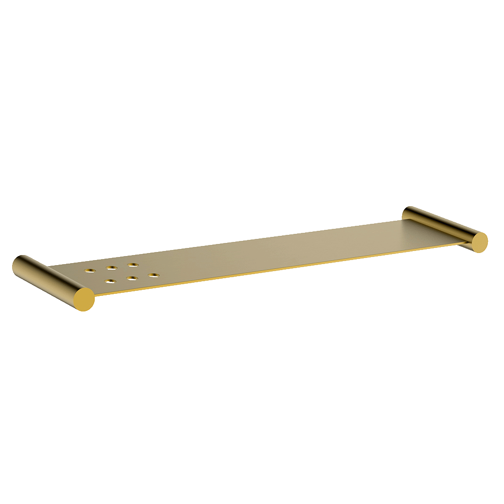 Poco Shower Shelf in Brushed Brass