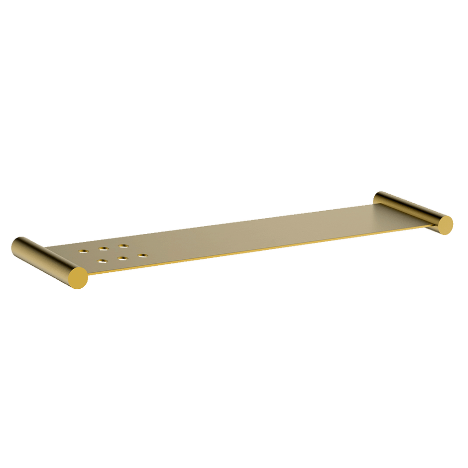 Poco Shower Shelf in Brushed Brass