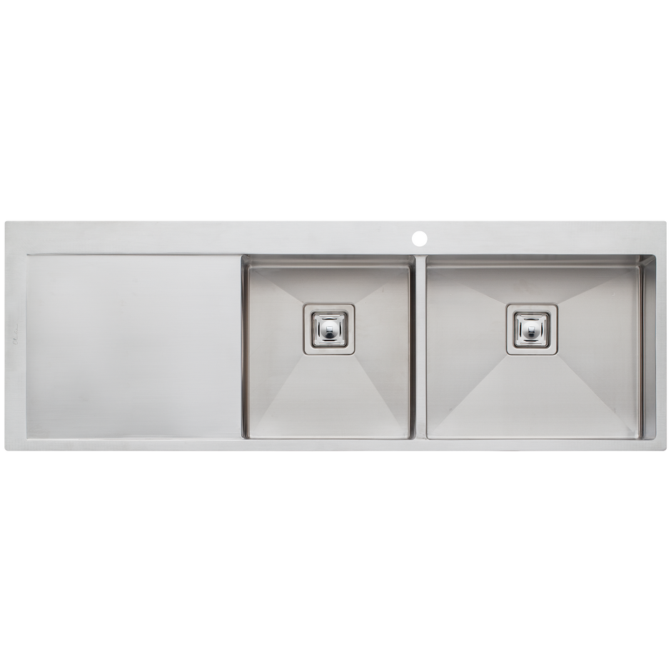 Professional Series 1 and 3/4 Bowl Topmount Sink with Drainer