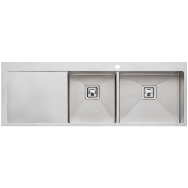 Professional Series 1 and 3/4 Bowl Topmount Sink with Drainer