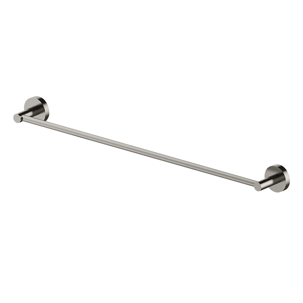Poco Single Towel Rail 760MM in Brushed Nickel