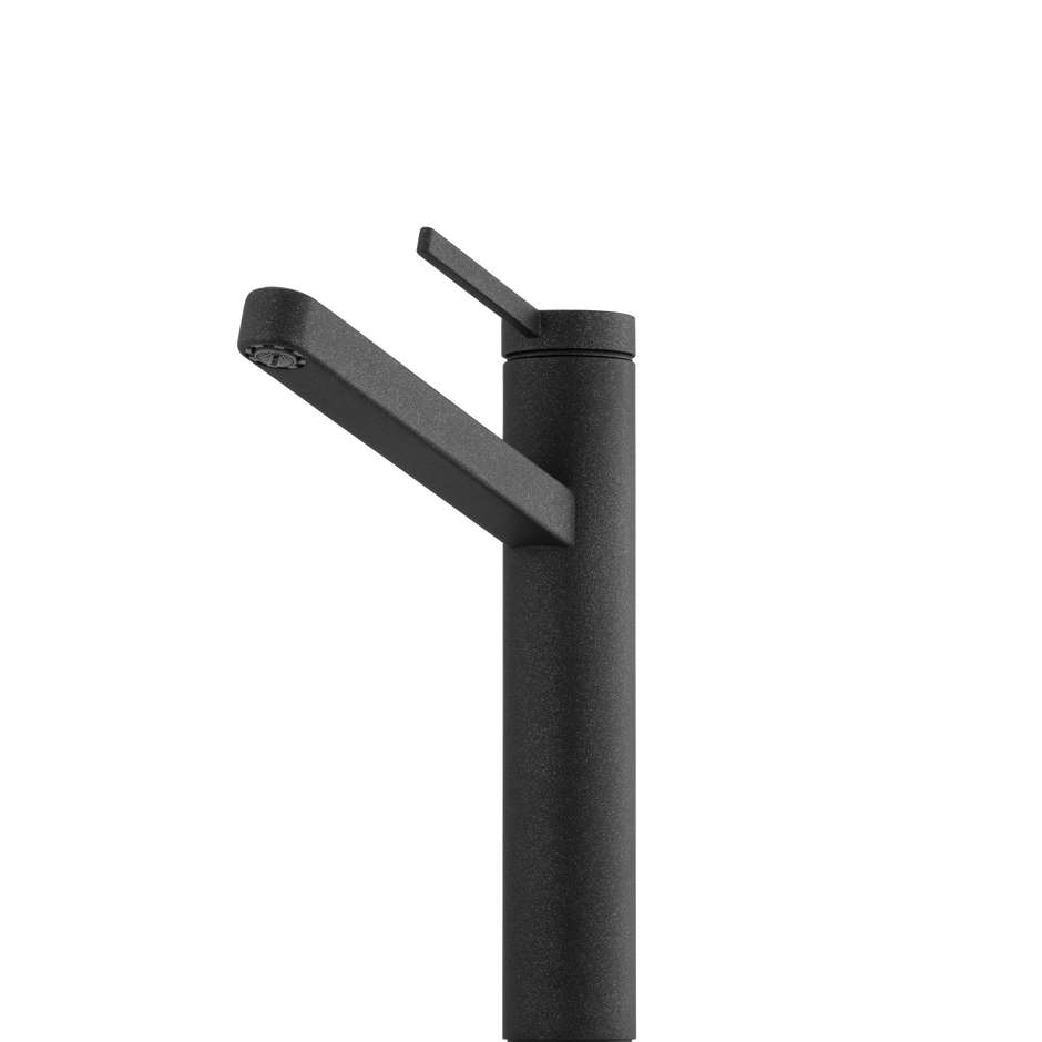 Pepe Swivel Mixer in Black Granite