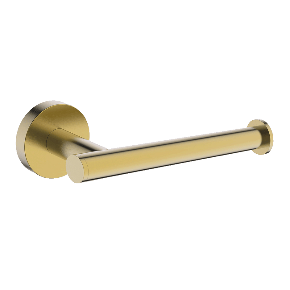 Poco Toilet Roll Holder in Brushed Brass
